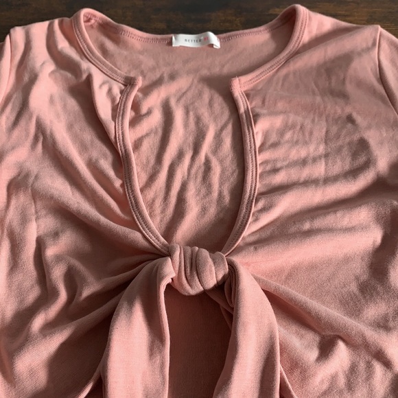 Pastel Pink Keyhole Crop - Picture 4 of 4